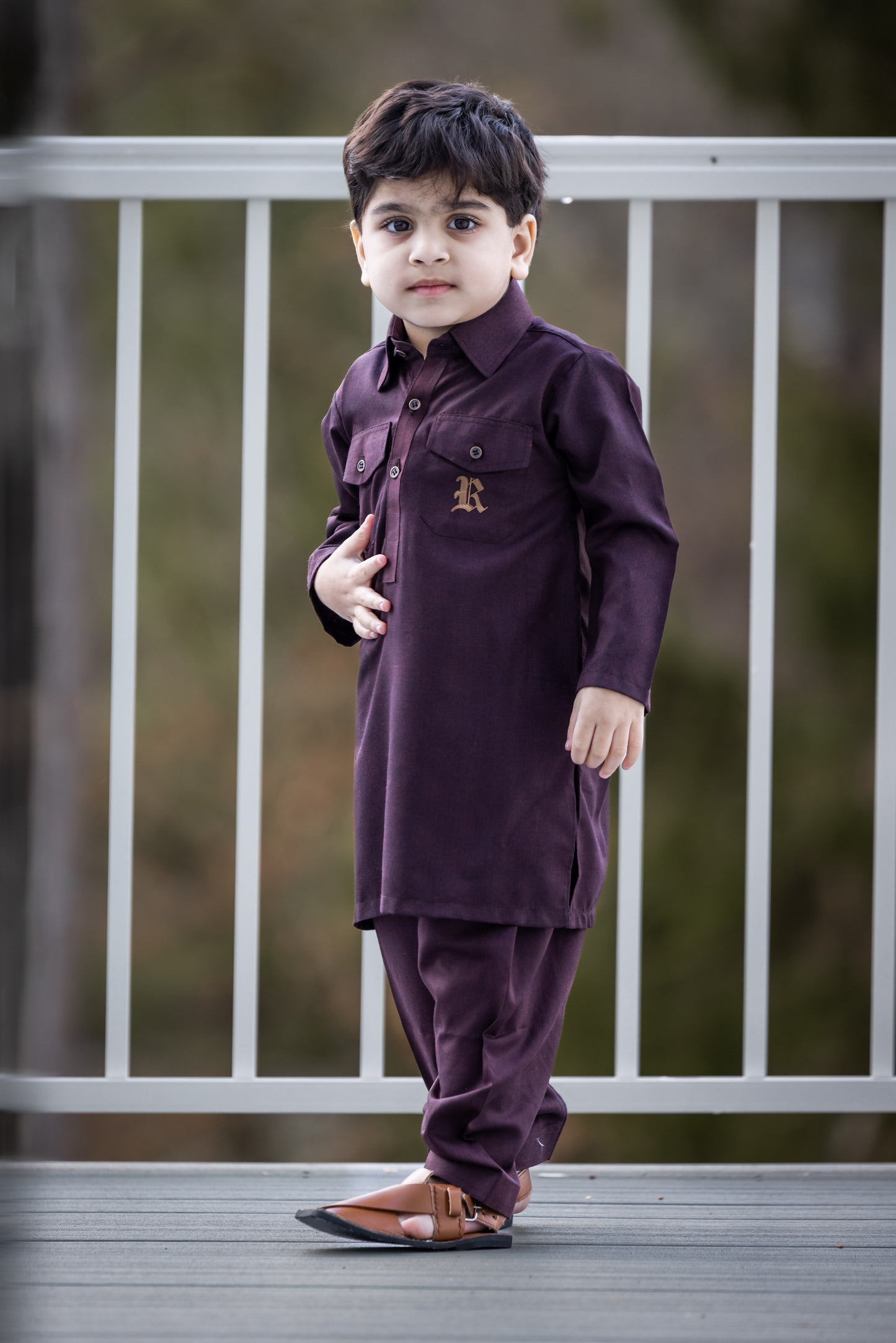 Plum Suit