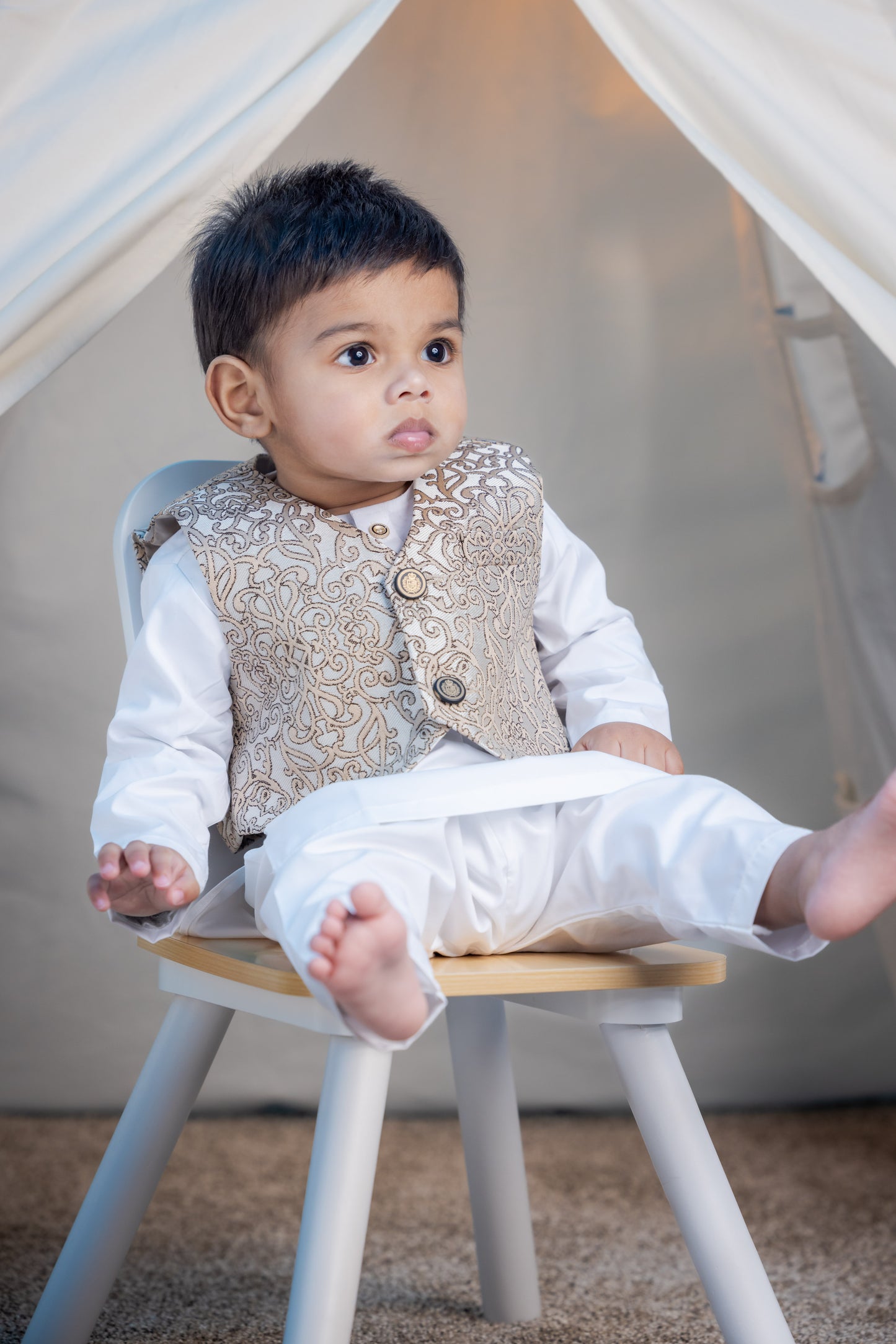 Beige Vest